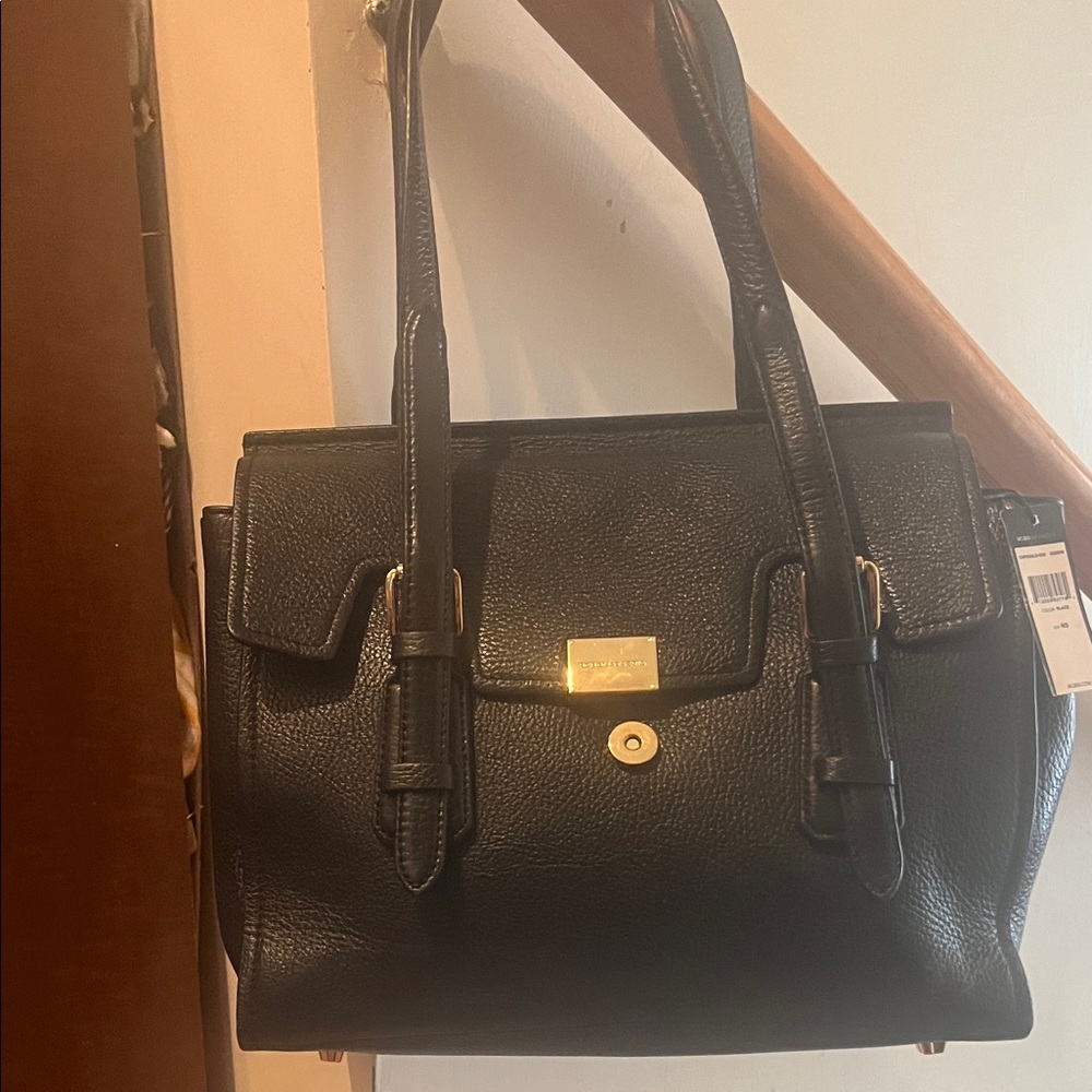 Black Leather Handbag